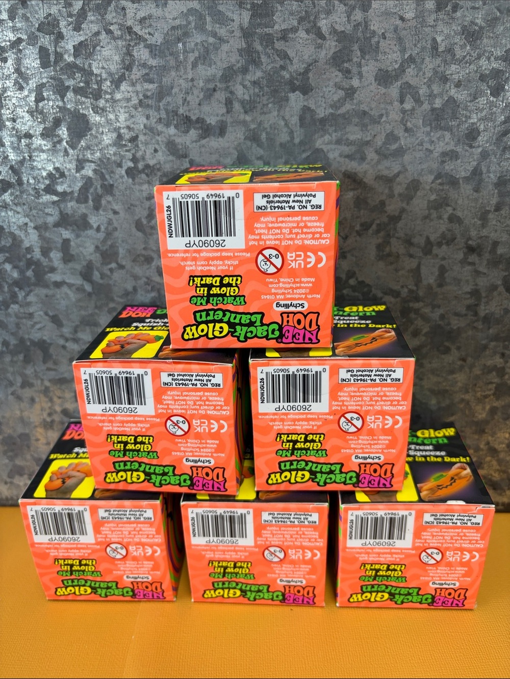SET OF 6 ~ NeeDoh Jack-Glow Lantern Kids Toy - Picture 3 of 3